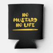 Geen mosterd geen leven blikjeskoeler (Voorkant)
