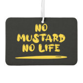 Geen mosterd geen leven luchtverfrisser (Achterkant)
