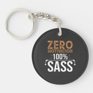 Geen motivatie, 100 Sass Sleutelhanger