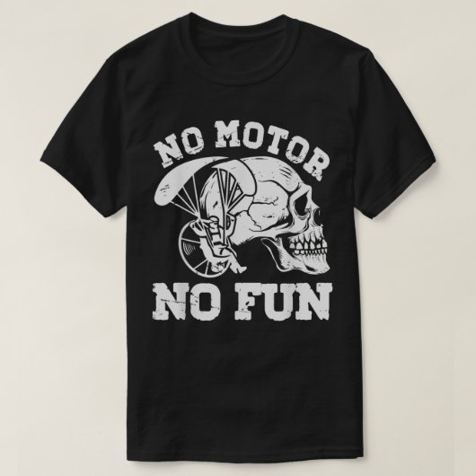 Geen motor Geen paramotor op PPG T-shirt (Design voorkant)
