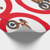 Geen motorfietsen wegbord cadeaupapier