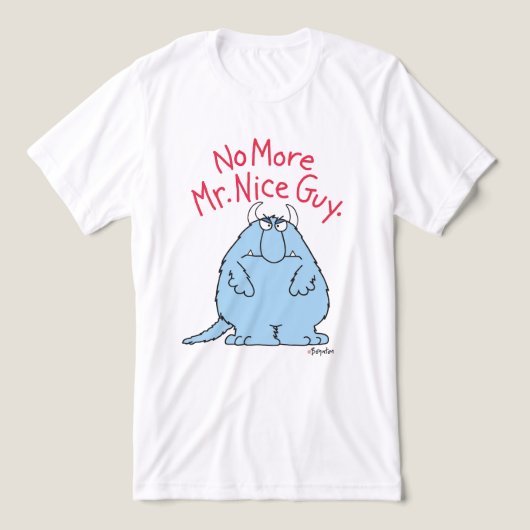 Geen Mr Nice Guy meer Tri-Blend Shirt (Design voorkant)