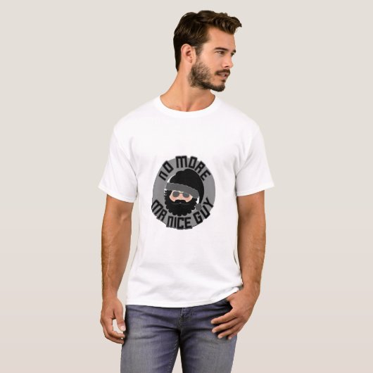 Geen Mr Nice-man meer! T-shirt (Voorkant volledig)