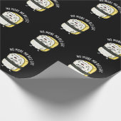 Geen Mr Rice Guy Funny Sushi Pun Dark BG Cadeaupapier (Hoek)