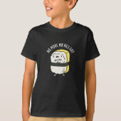 Geen Mr Rice Guy Funny Sushi Pun Dark BG T-shirt (Voorkant)