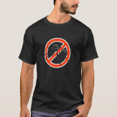 Geen muggen-teken verboden Insect Animal Meme 1 T-shirt (Voorkant)