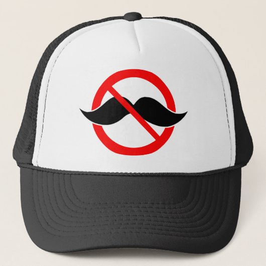 GEEN MUSTACHE - ANTI-MUSTACHE - VERSCHUIVEN DAT di Trucker Pet (Voorkant)