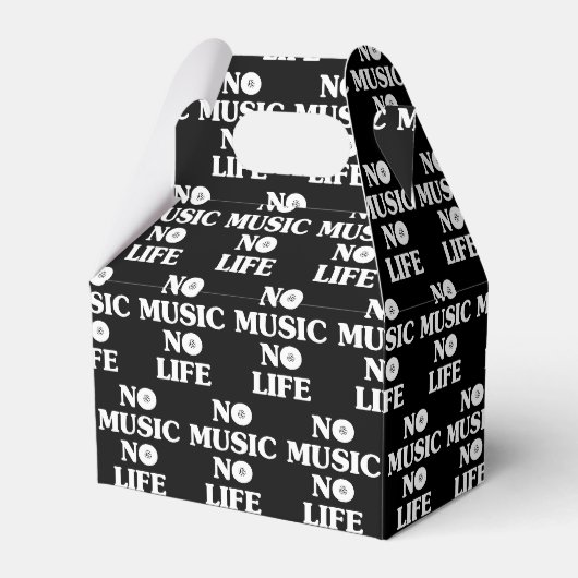GEEN MUZIEK, GEEN LEVEN BEDANKDOOSJES (Voorkant Zijde)