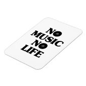 GEEN MUZIEK, GEEN LEVEN MAGNEET (Linkerzijde)