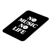 GEEN MUZIEK, GEEN LEVEN MAGNEET (Linkerzijde)