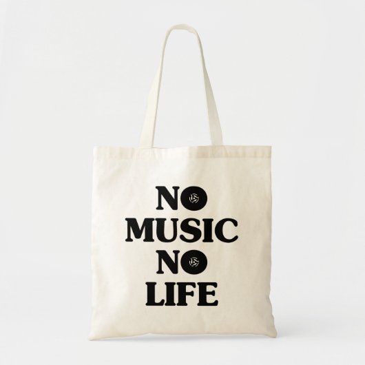 GEEN MUZIEK, GEEN LEVEN TOTE BAG (Voorkant)