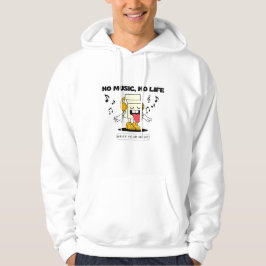 Geen muziek in het leven hoodie