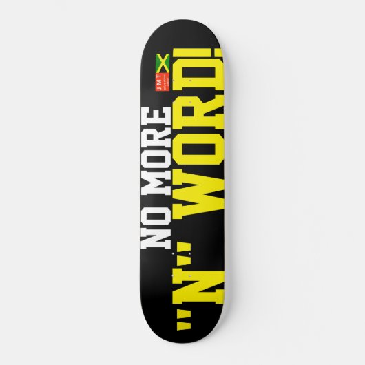 GEEN N WOORD MEER Skateboard (Voorkant)