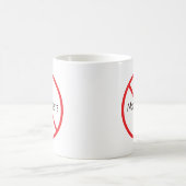 Geen Narcissisten! Koffiemok (Center)