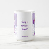 Geen narcist mag klassieke Mok (Center)