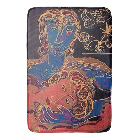 Geen Naughty Bits! Bath Mat (Voorkant Verticaal)