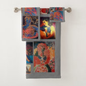 Geen Naughty Bits! Face, Hand, Bath Towels Bad Handdoek (Insitu)