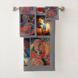 Geen Naughty Bits! Face, Hand, Bath Towels Bad Handdoek