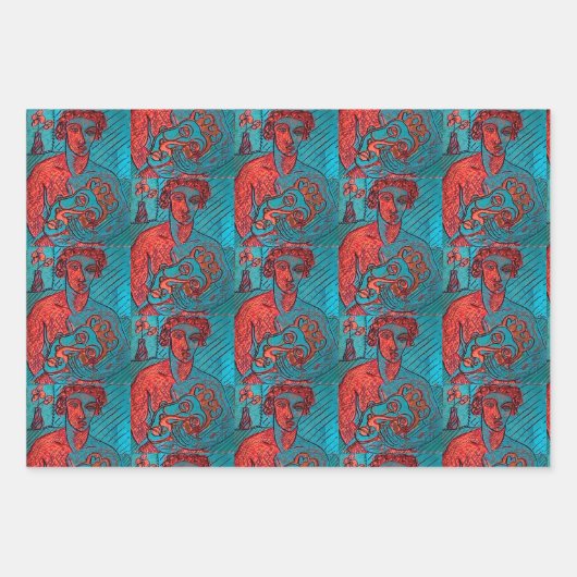 Geen Naughty Bits! Papier met onmiddellijke verpak Inpakpapier Vel (Voorkant 3)