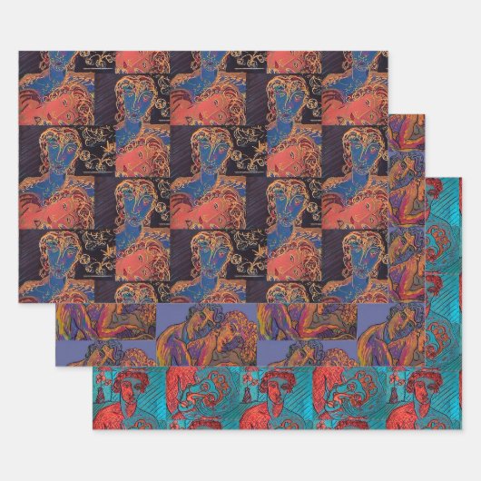 Geen Naughty Bits! Papier met onmiddellijke verpak Inpakpapier Vel (Set)