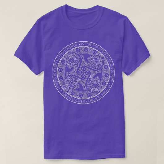 Geen nazi's in Valhalla Dark T-shirt (Design voorkant)