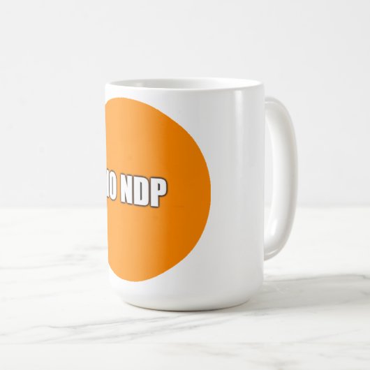 GEEN NDP KOFFIEMOK (Voorkant rechts)