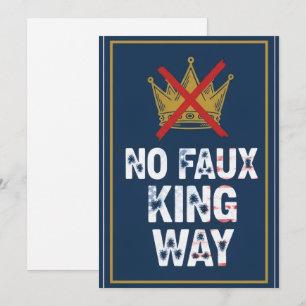 Geen neppe koning weg kaart