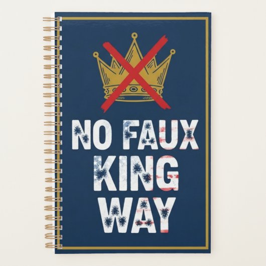Geen neppe koning weg planner (Voorkant)