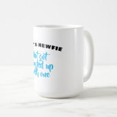 Geen nieuw, maar met één Humor. Koffiemok (Voorkant rechts)