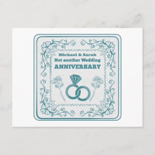 Geen nieuwe trouwdag briefkaart (Voorkant)