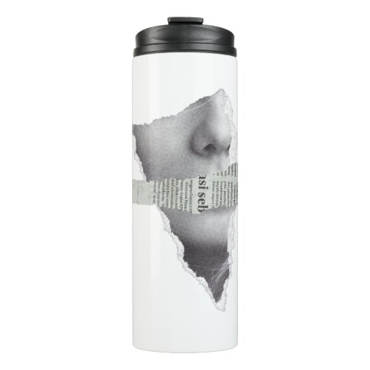 Geen nieuws hier.bw thermosbeker (Voorkant)