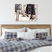GEEN NON stretched canvas print (Insitu (Slaapkamer))