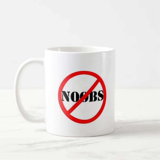Geen NOOBS-Mok! Koffiemok (Links)