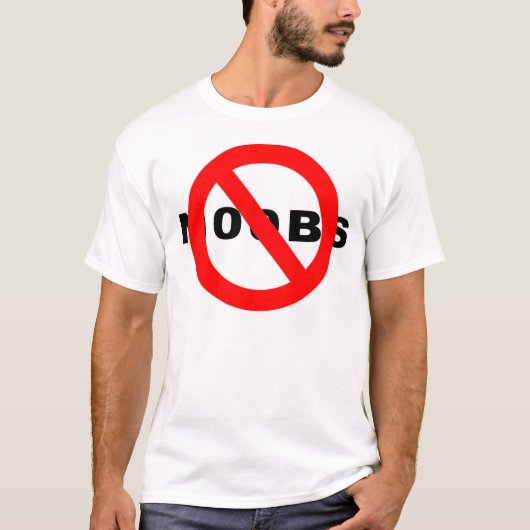 Geen Noobs T-shirt (Voorkant)