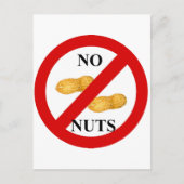 Geen noten briefkaart (Voorkant)