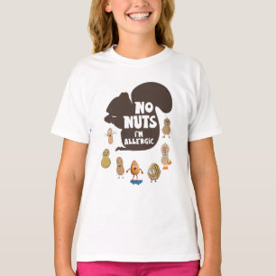 Geen Noten Ik Ben Allergisch Pinda Allergie Bewust T-shirt