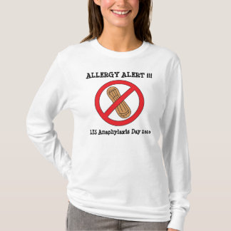 Geen noten, LKS Anafylaxis Day 2010, ALLERGY... T-shirt