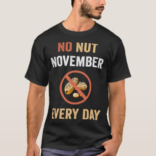 Geen Noten November Elke Dag Pinda Allergie T-shirt