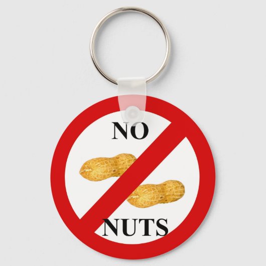 Geen noten sleutelhanger (Voorkant)