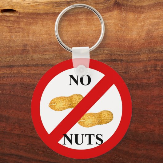 Geen noten sleutelhanger (Voorkant)