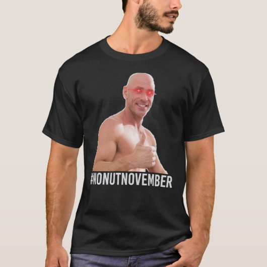 Geen november meme- goedgekeurd door Johnny Sins T-shirt (Voorkant)