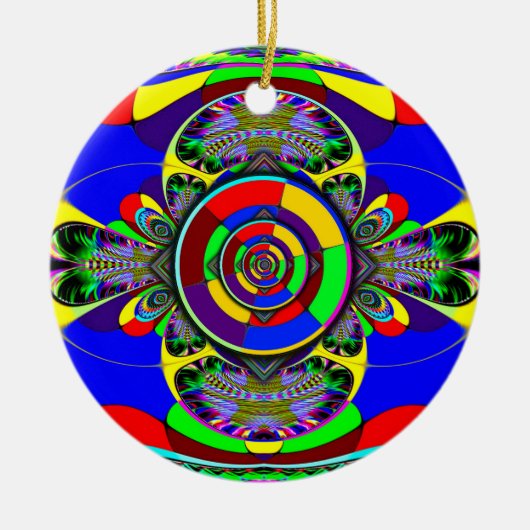 Geen Nukes alternatief symbool Keramisch Ornament (Voorkant)