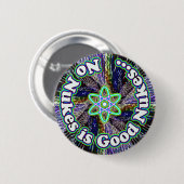 Geen Nukes is de knop Goede Nokes Ronde Button 5,7 Cm (Voorkant /achterkant)