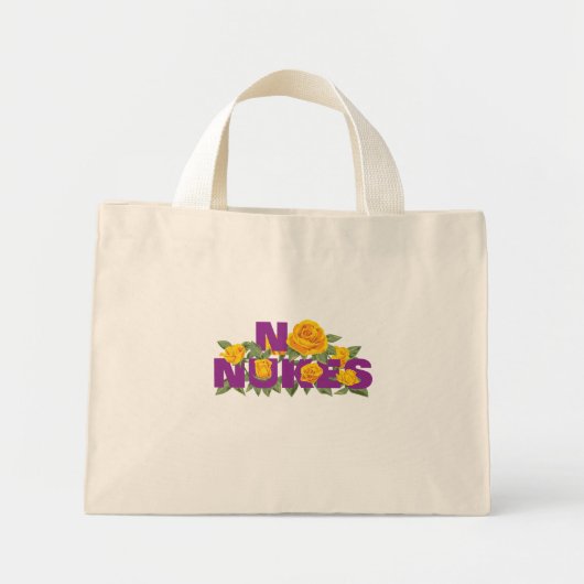 GEEN NUKES - Officiële ROOS MISSIE Tiny Tas (Voorkant)