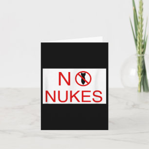 Geen Nukes Please Anti War Awareness Wereld Vrede Kaart