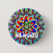 GEEN NUKES! RONDE BUTTON 5,7 CM (Voorkant)