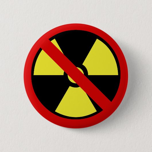Geen Nukes Ronde Button 5,7 Cm (Voorkant)