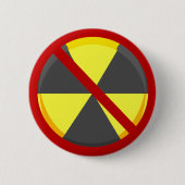 Geen Nukes Ronde Button 5,7 Cm (Voorkant)