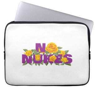GEEN NUKES - ROOS MISSIE van officiële Notitieboek Laptop Sleeve