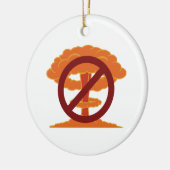 Geen Nukes Symbool Keramisch Ornament (Links)